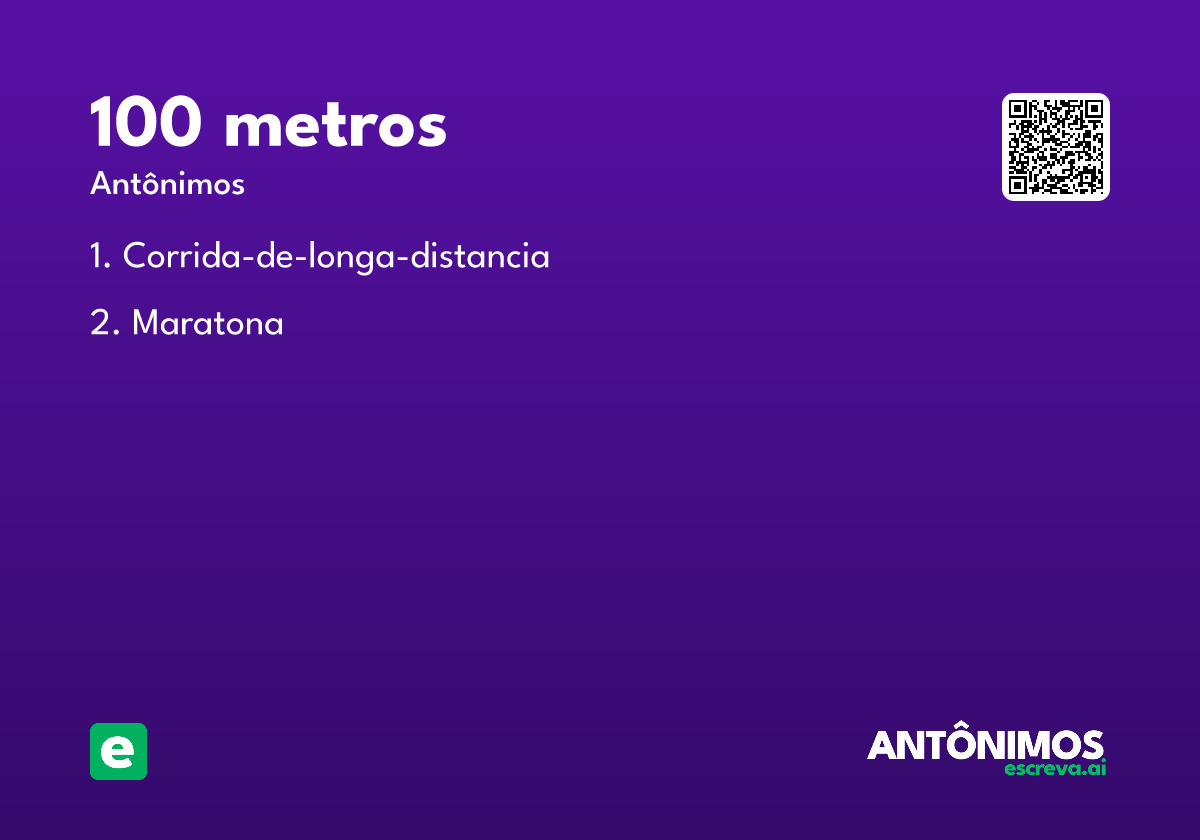 100 metros