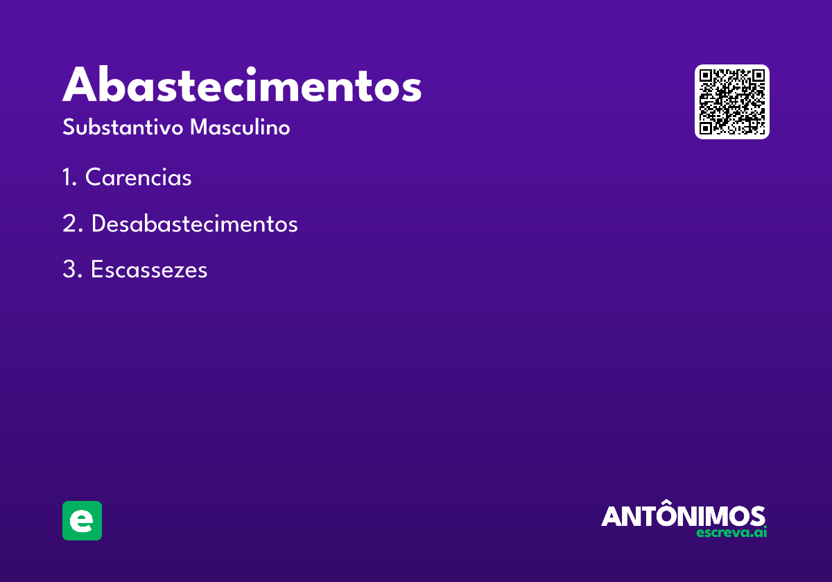 abastecimentos