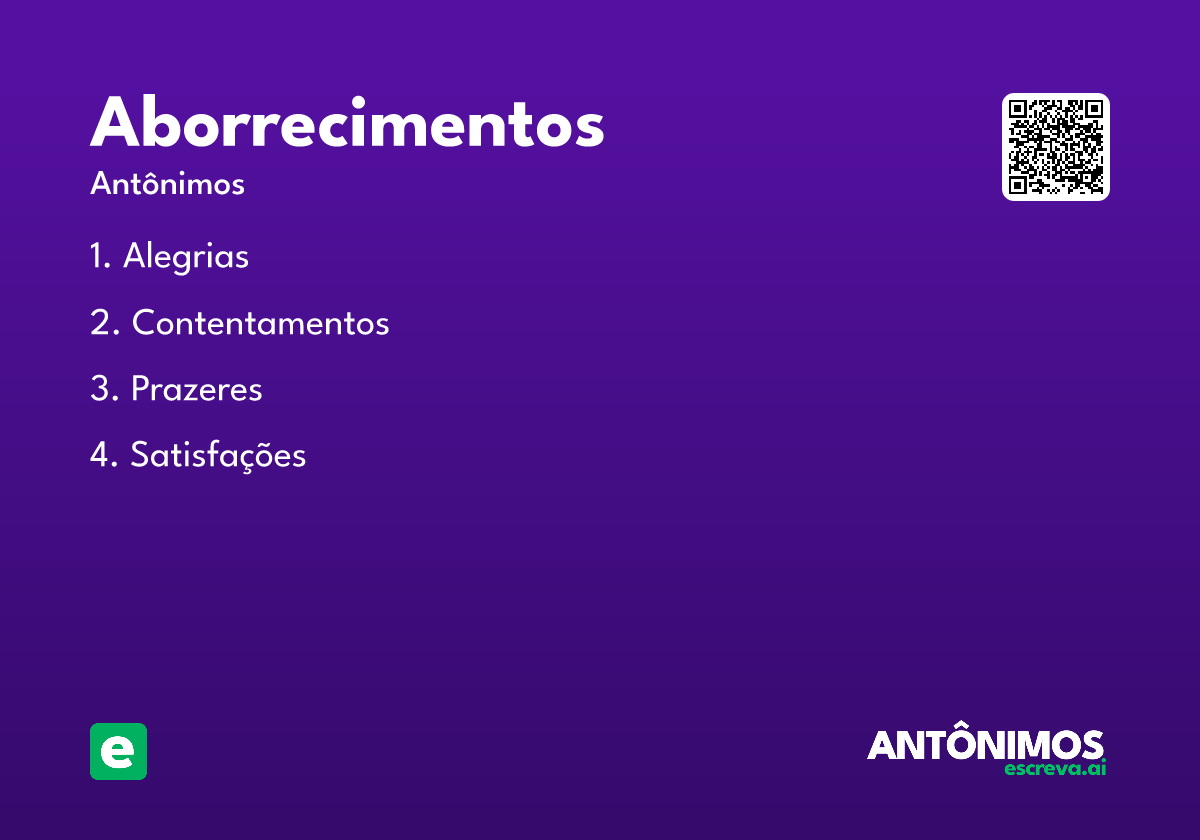 aborrecimentos