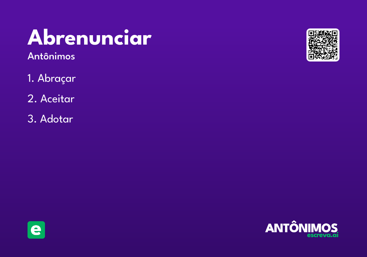 abrenunciar
