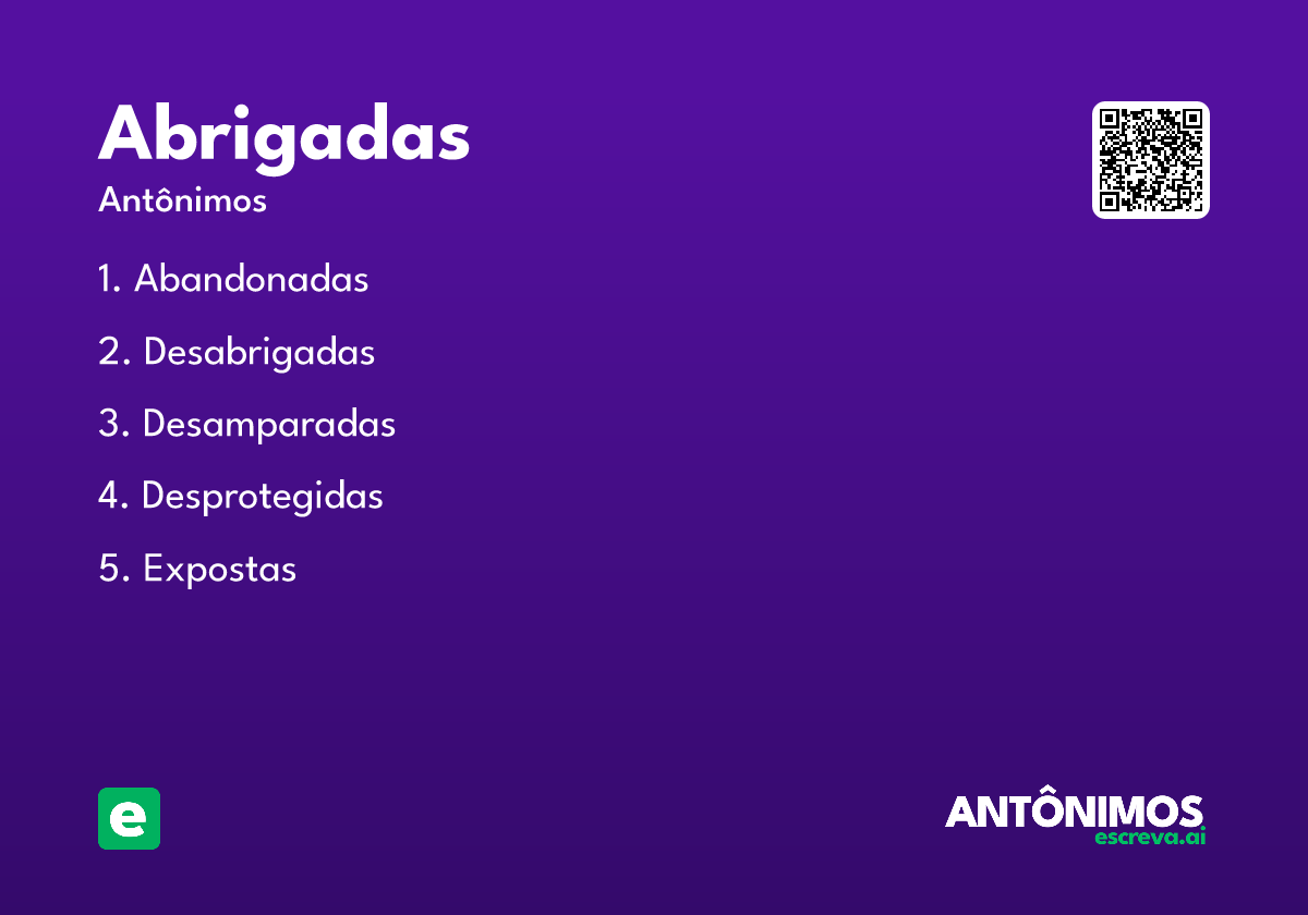 abrigadas