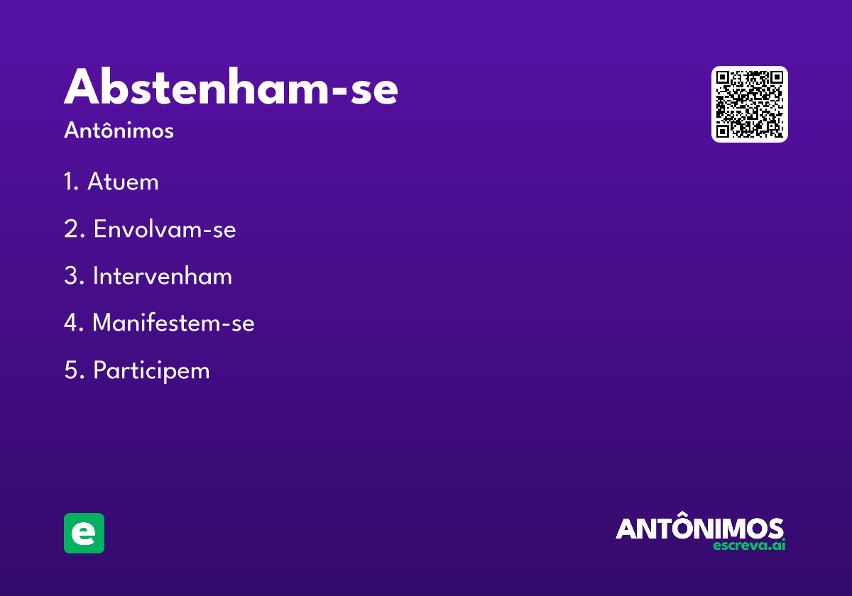 abstenham-se