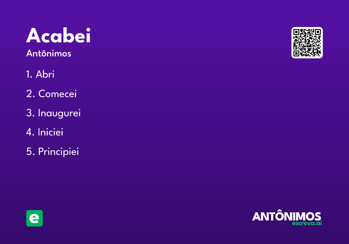 acabei