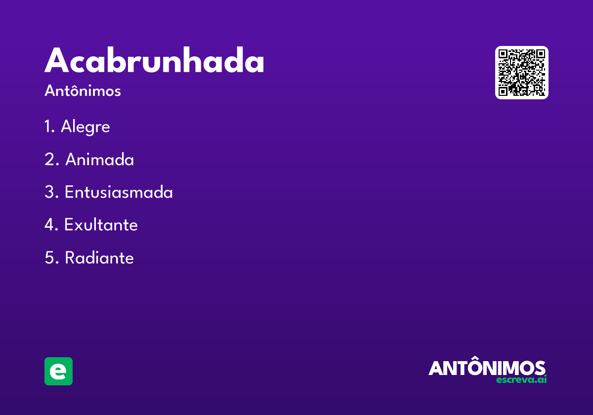 acabrunhada
