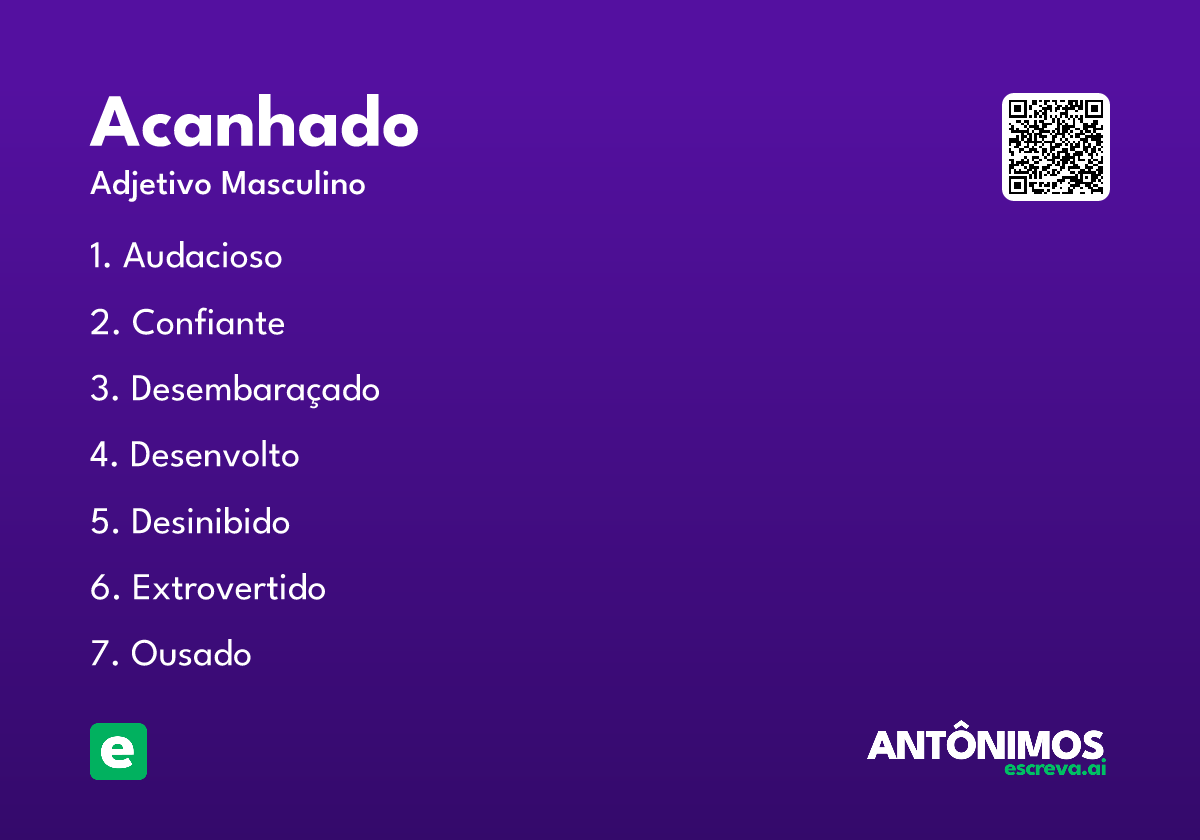 acanhado