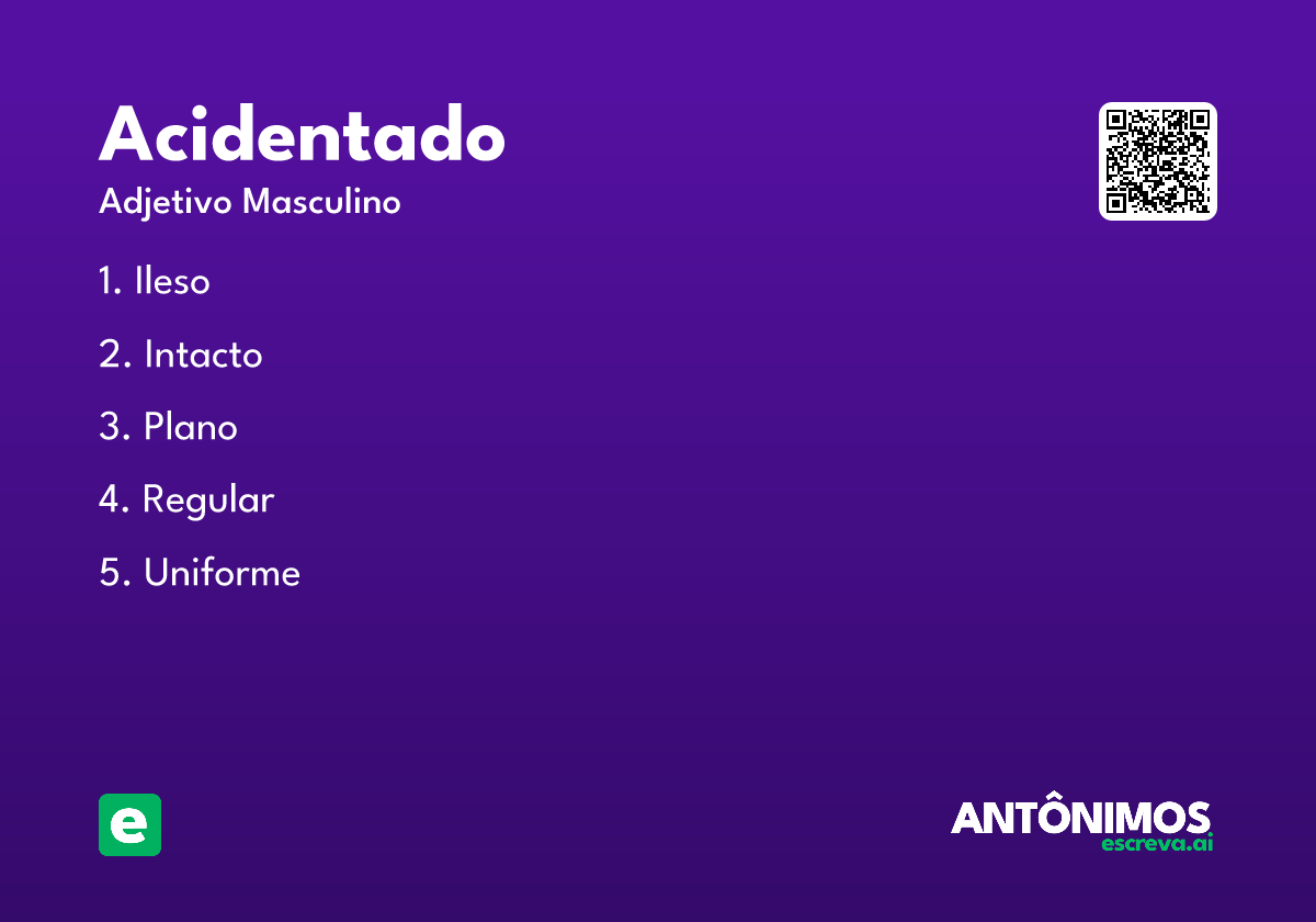 acidentado