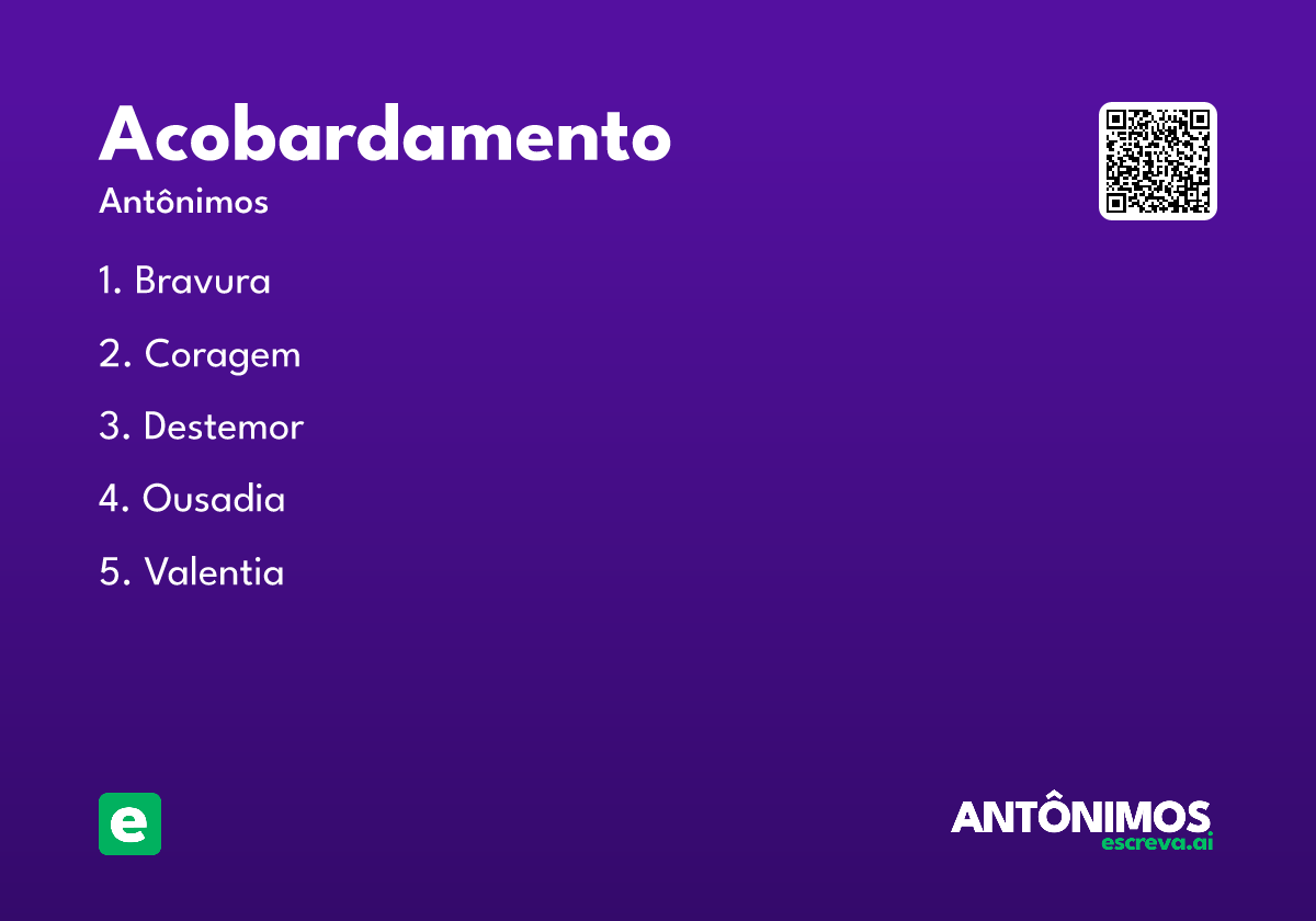 acobardamento