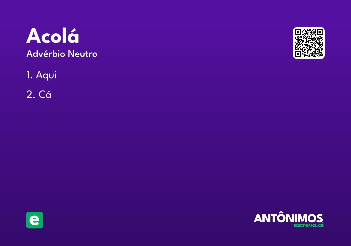 acolá
