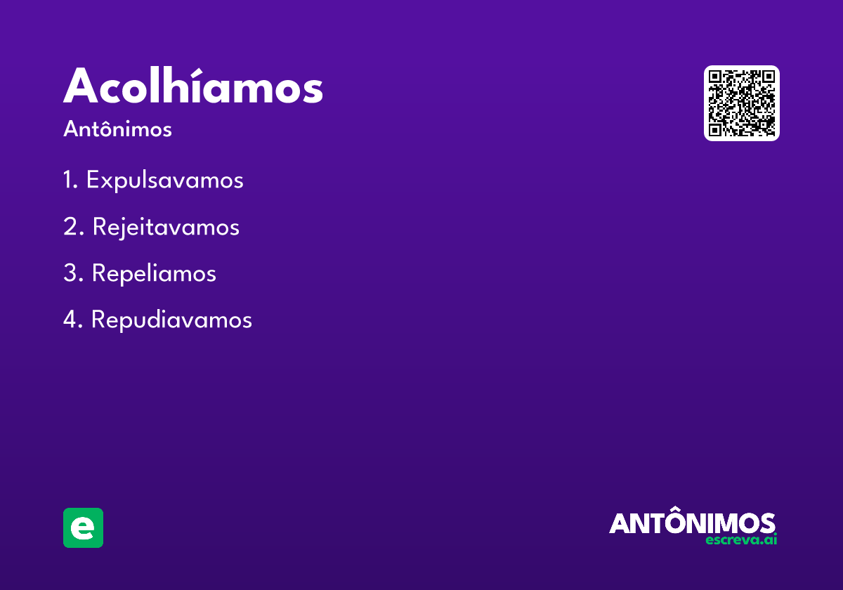acolhíamos