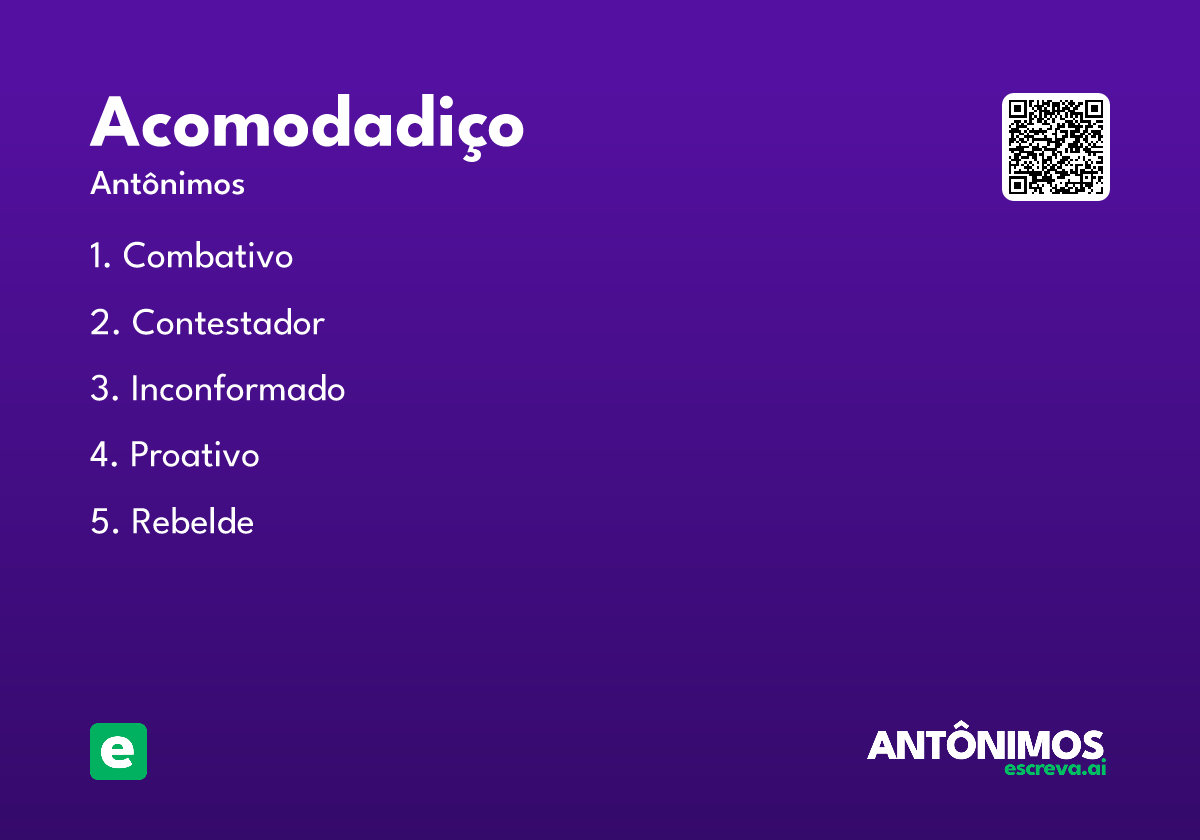 acomodadiço