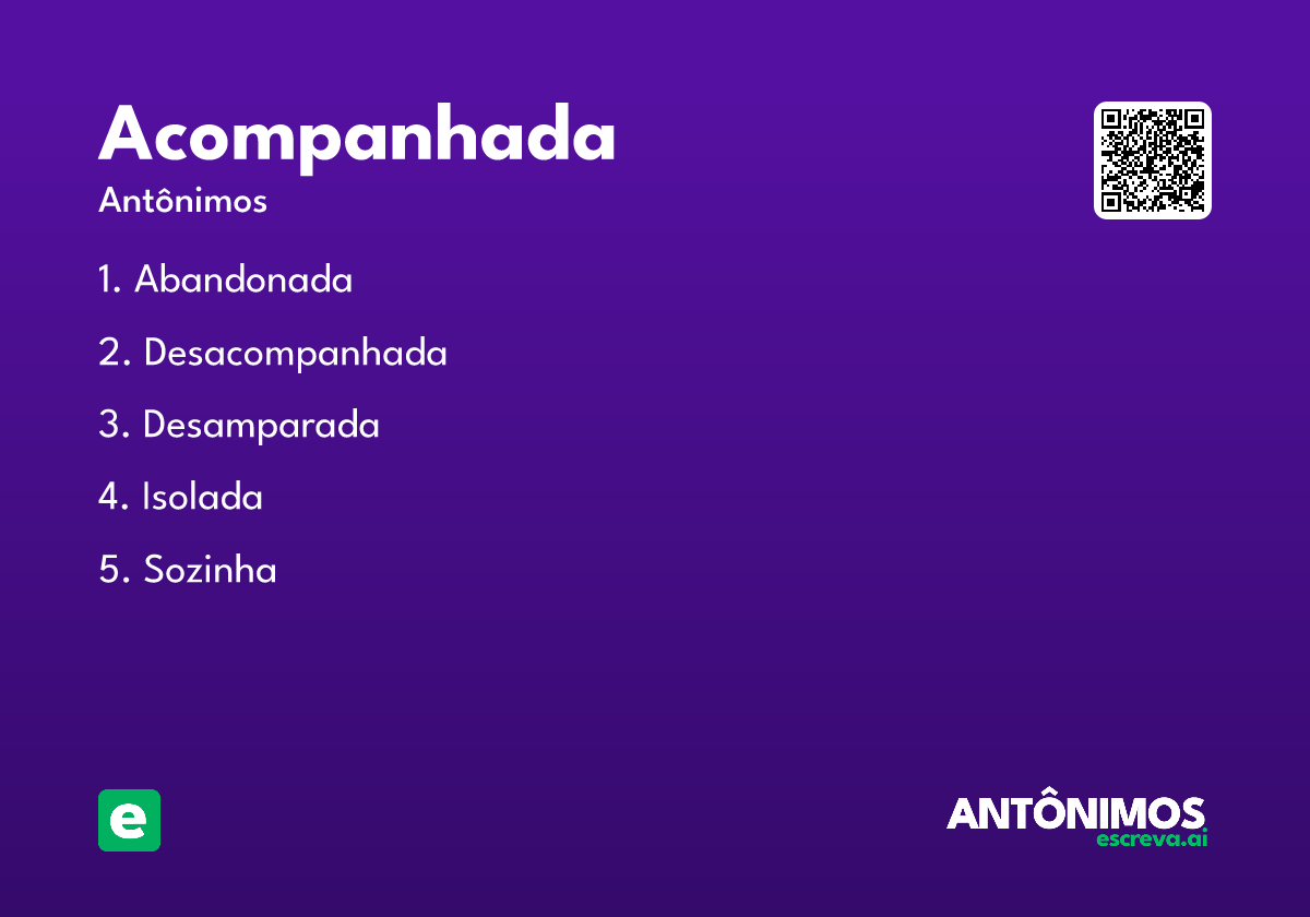 acompanhada