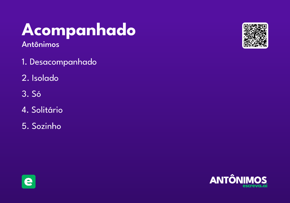acompanhado