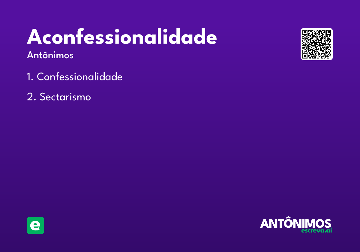 aconfessionalidade