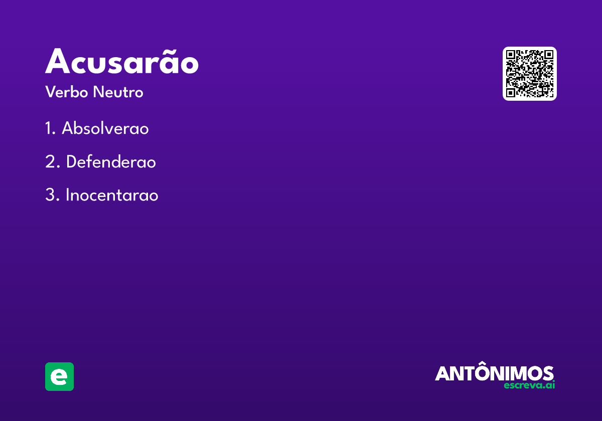 acusarão