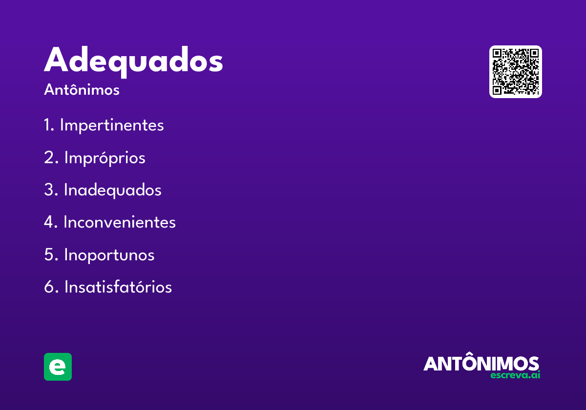 adequados