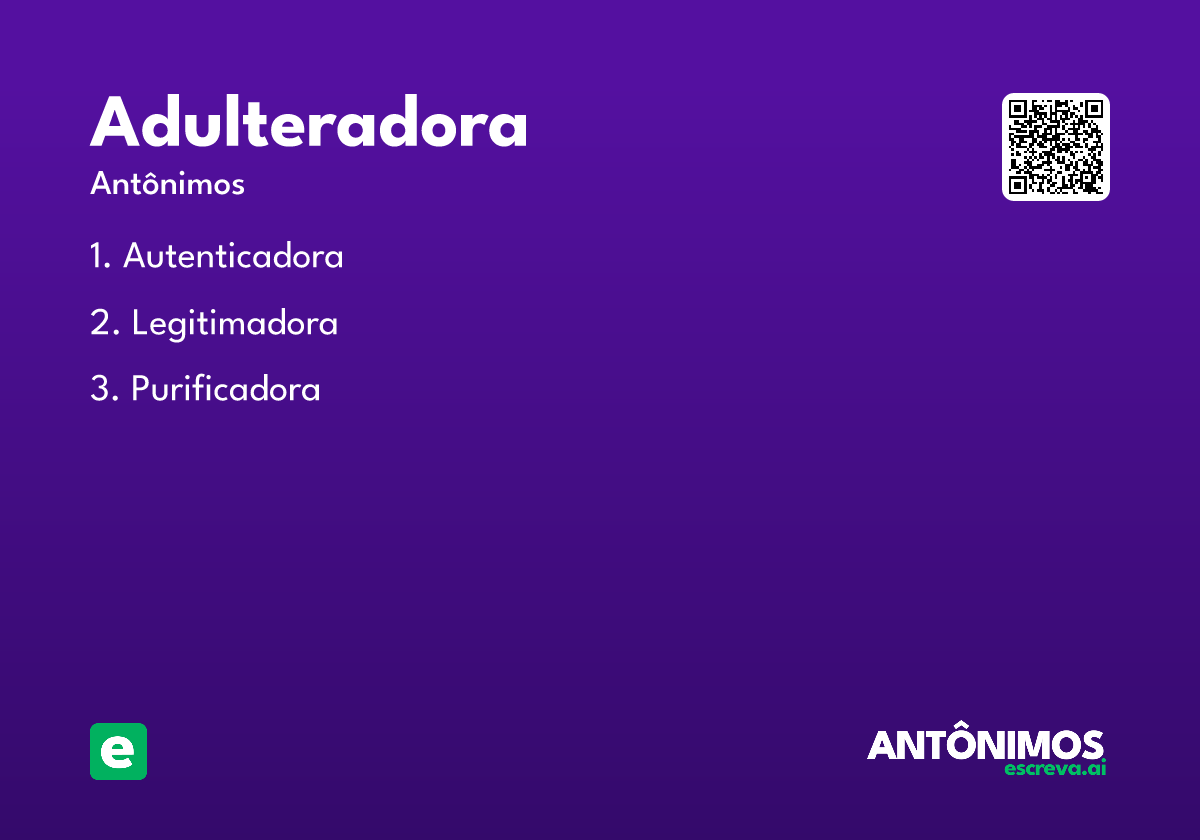 adulteradora