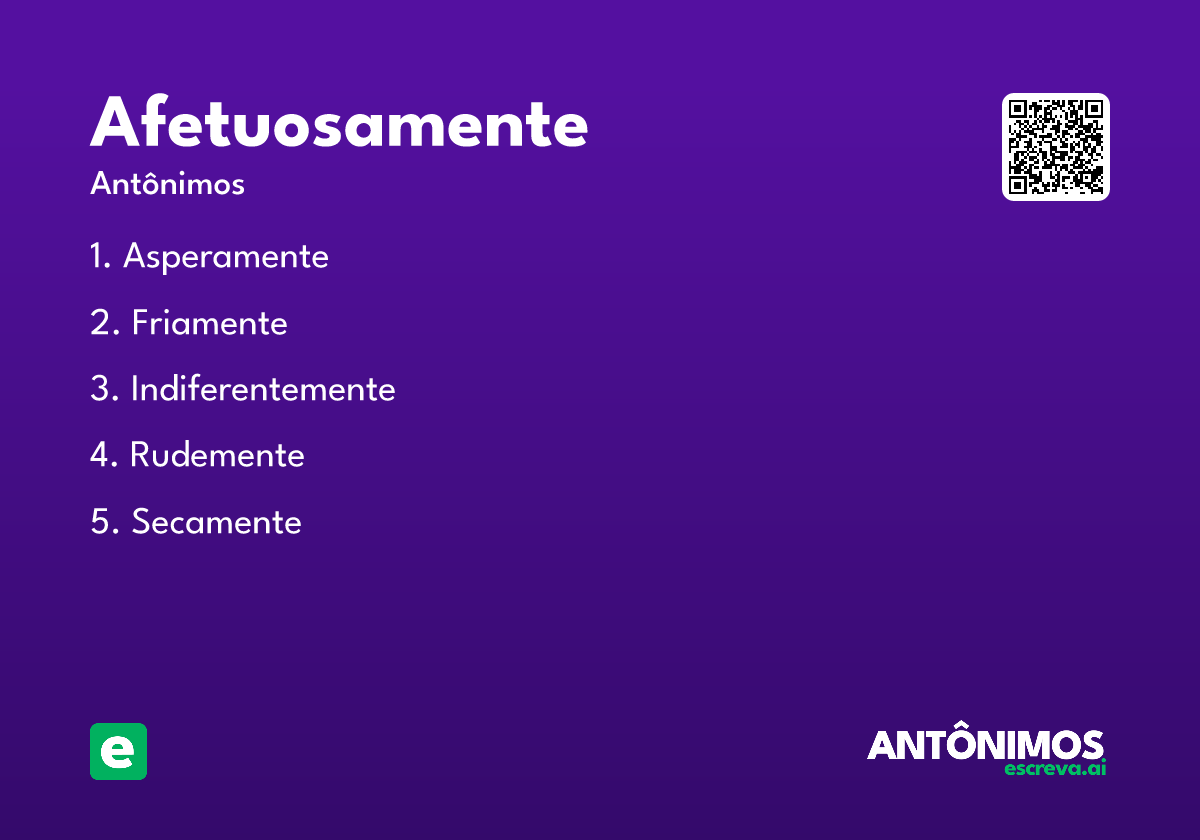 afetuosamente