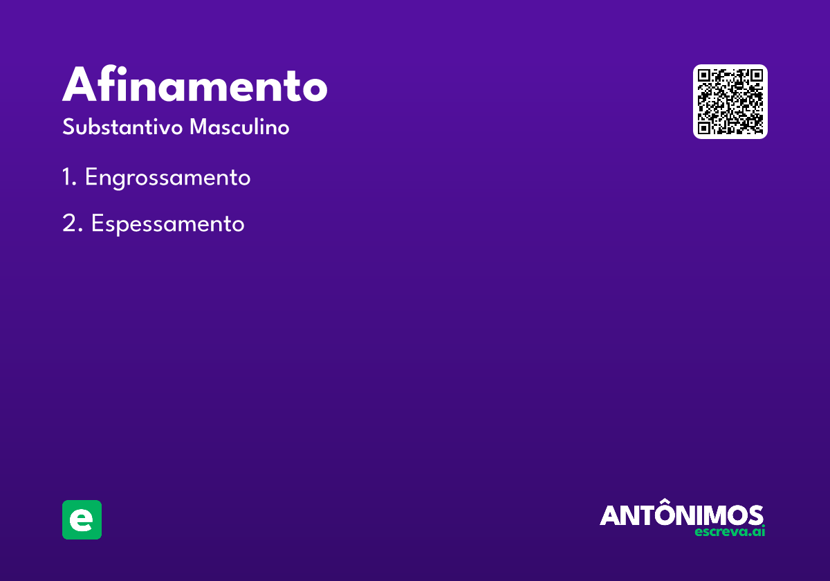 afinamento