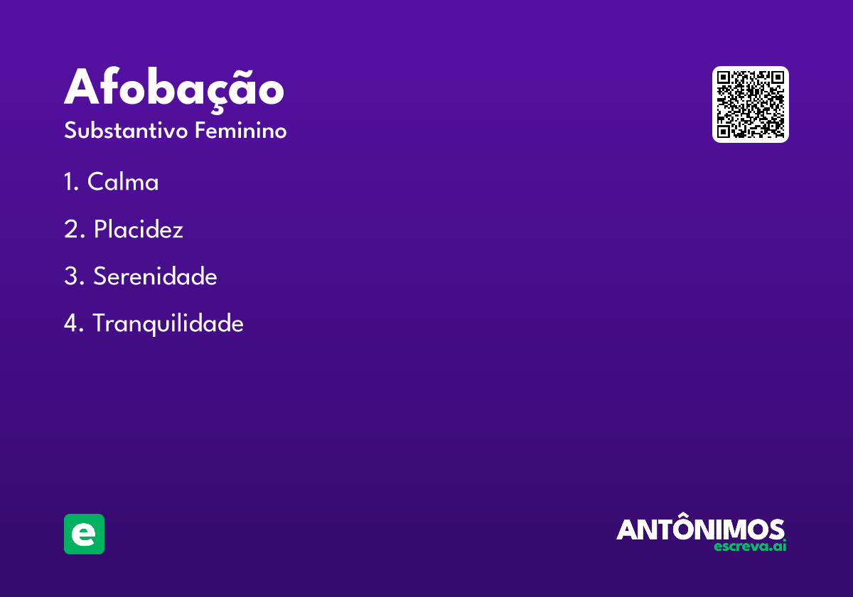 afobação