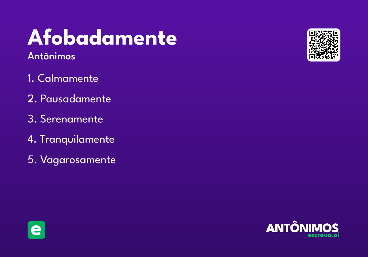 afobadamente
