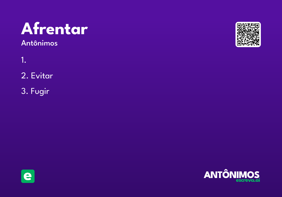 afrentar