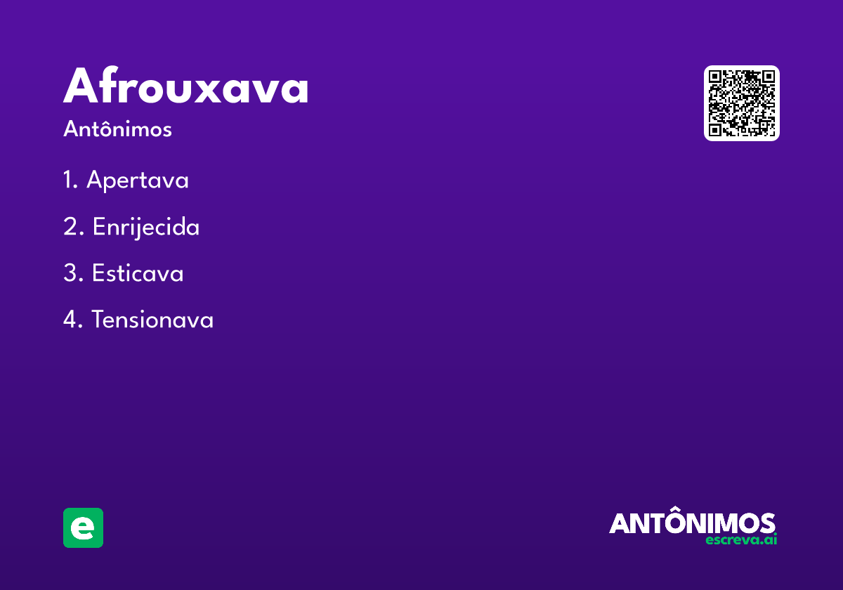 afrouxava