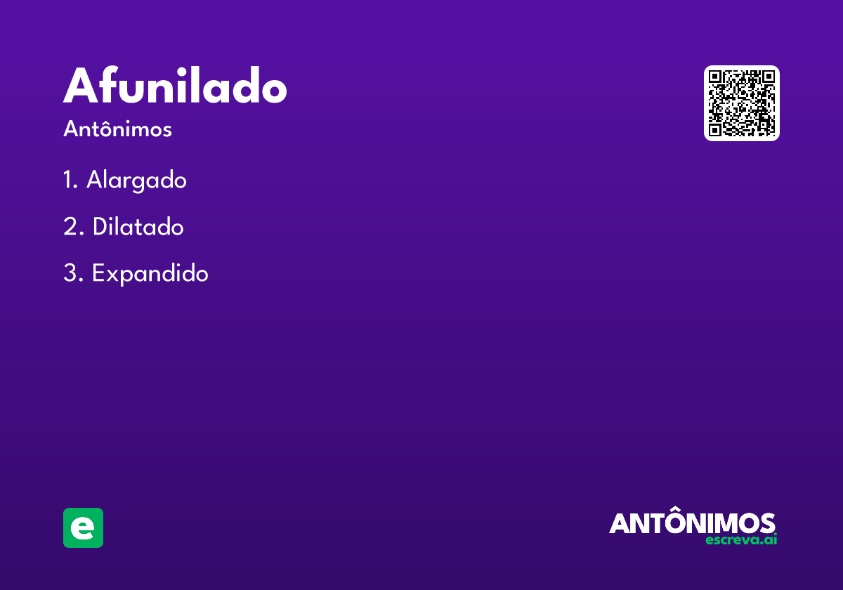 afunilado