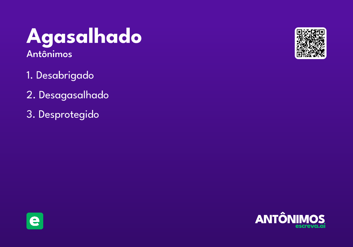 agasalhado
