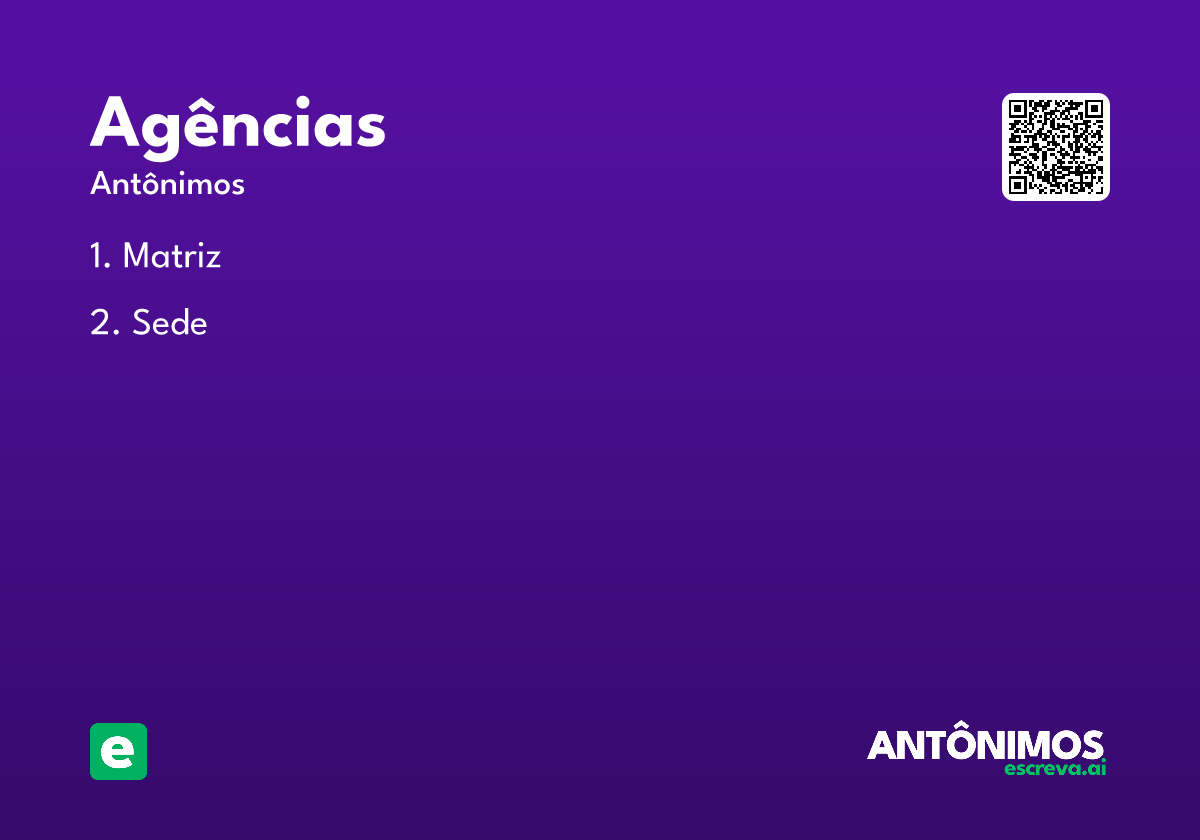 agências