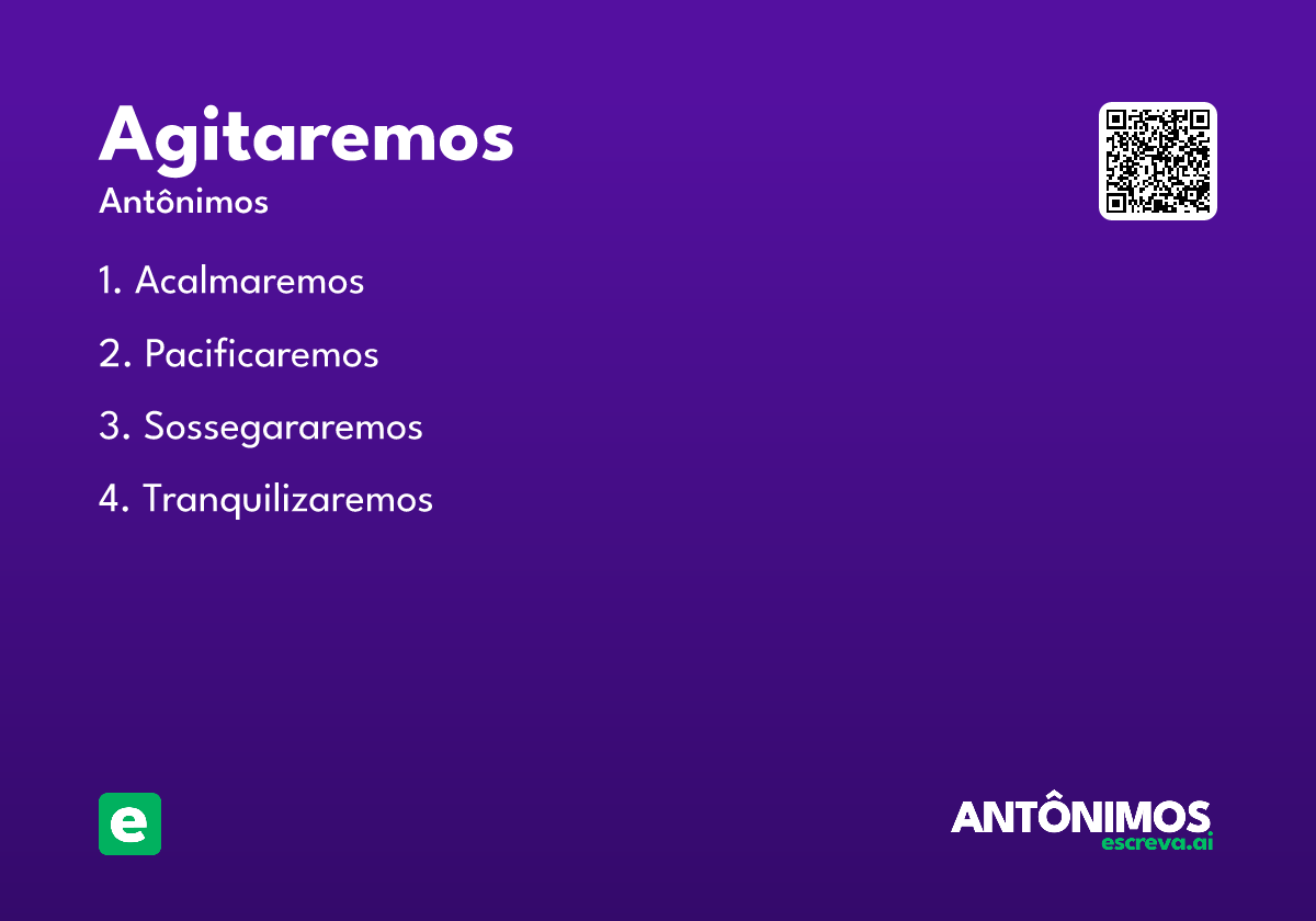 agitaremos