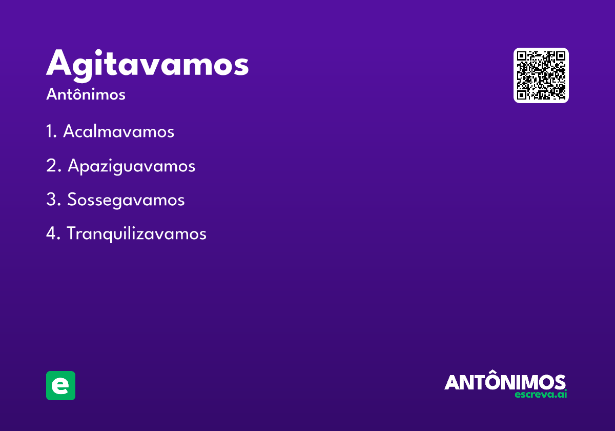 agitavamos