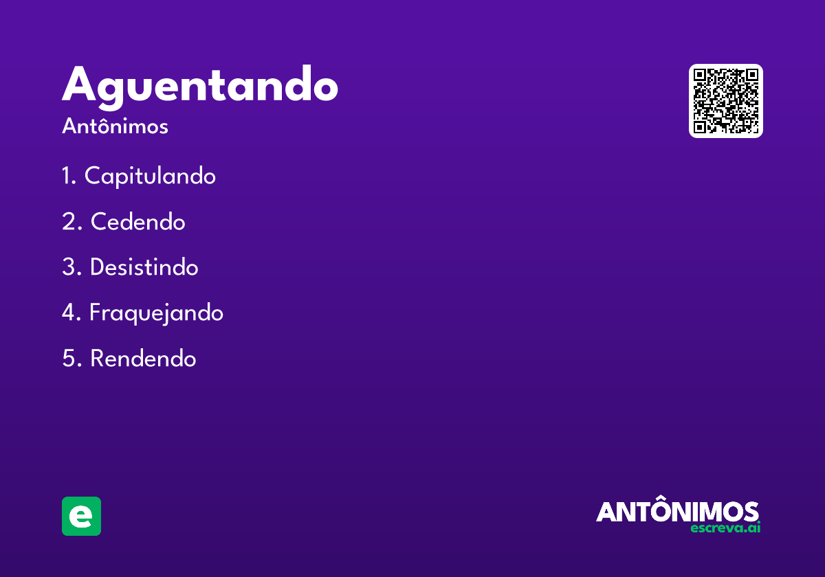 aguentando