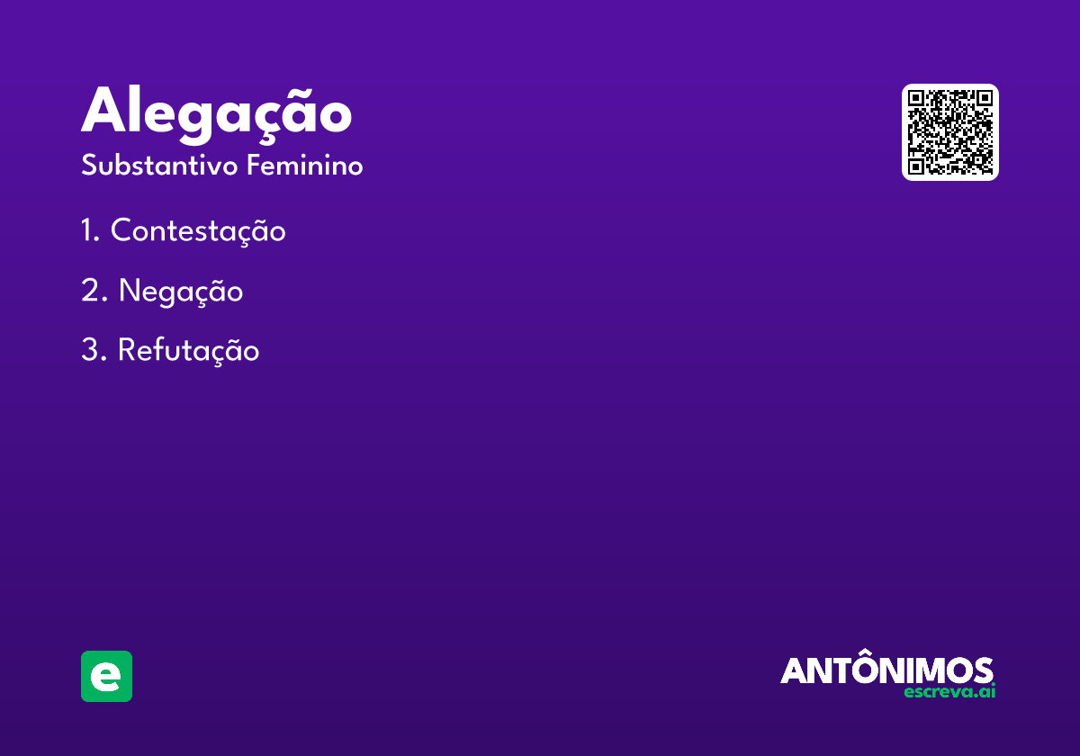alegação