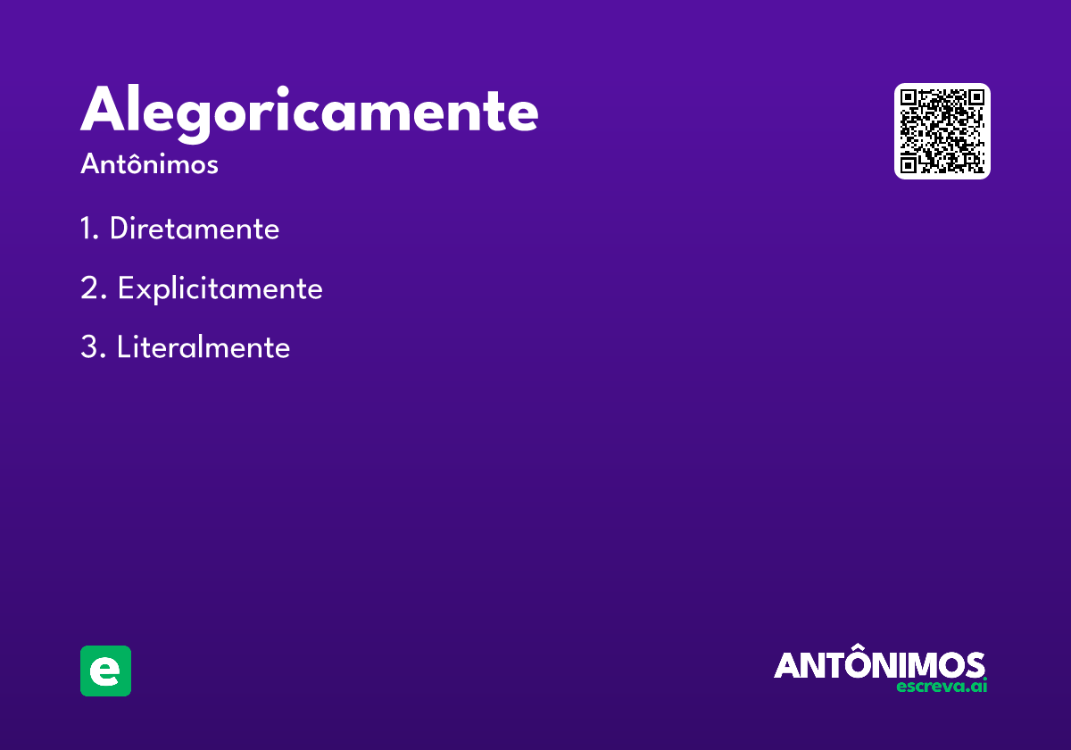 alegoricamente