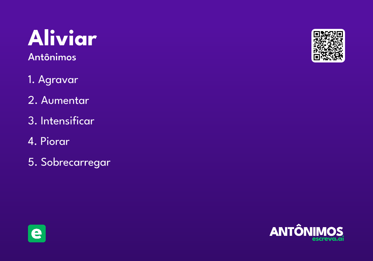 aliviar