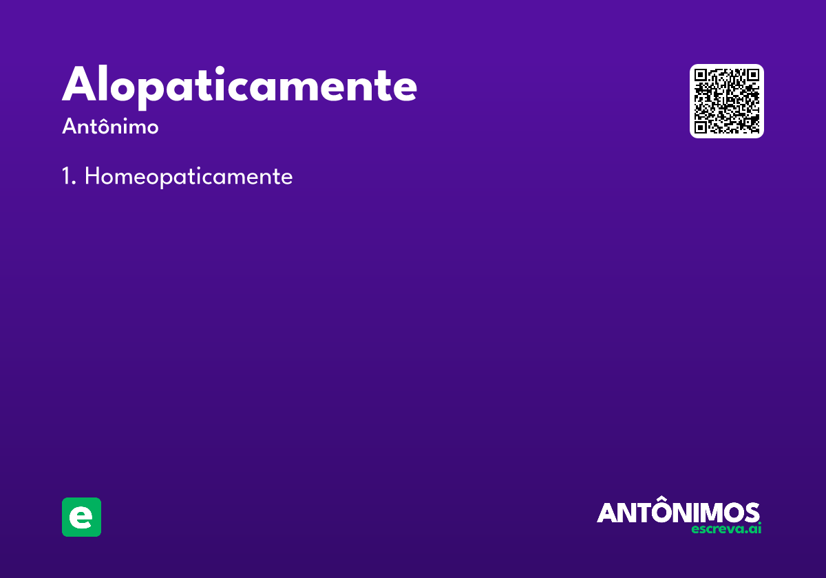 alopaticamente