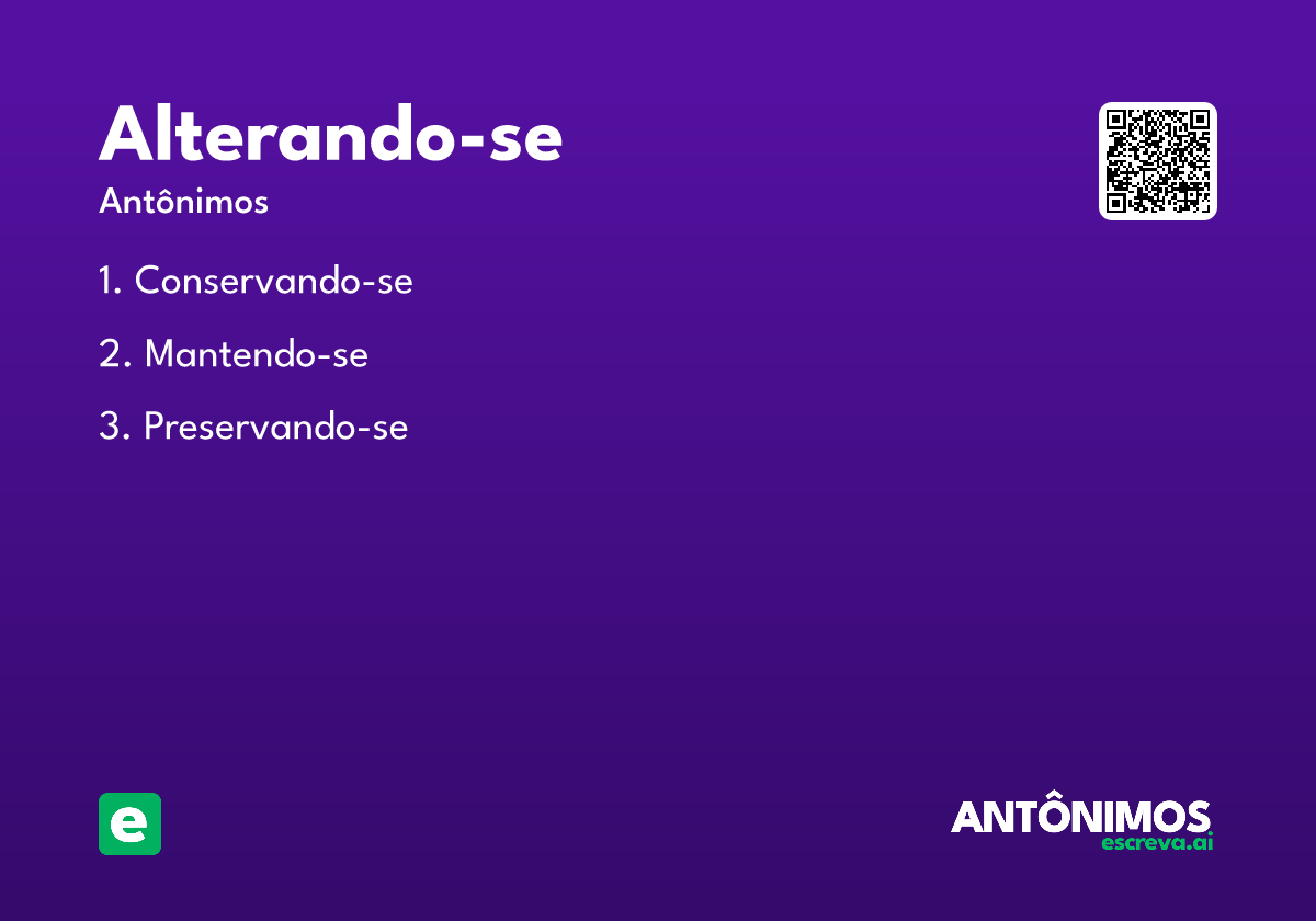 alterando-se