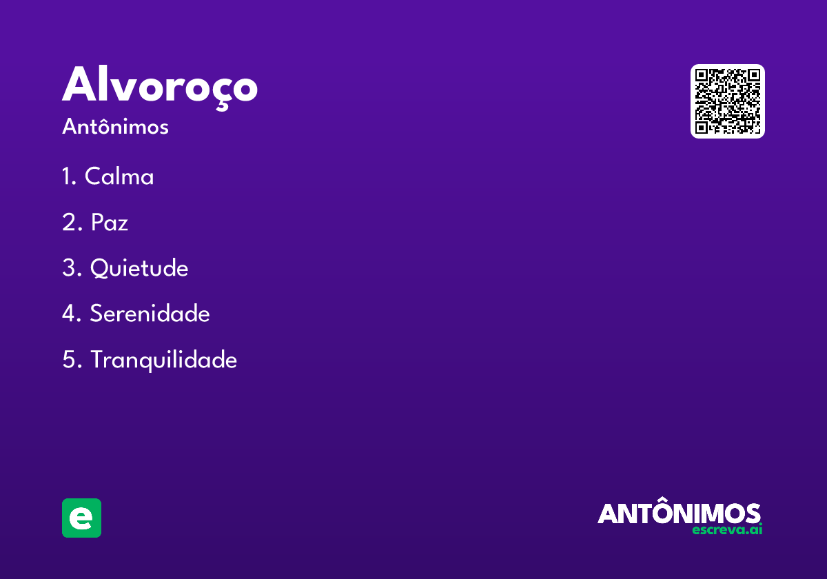 alvoroço