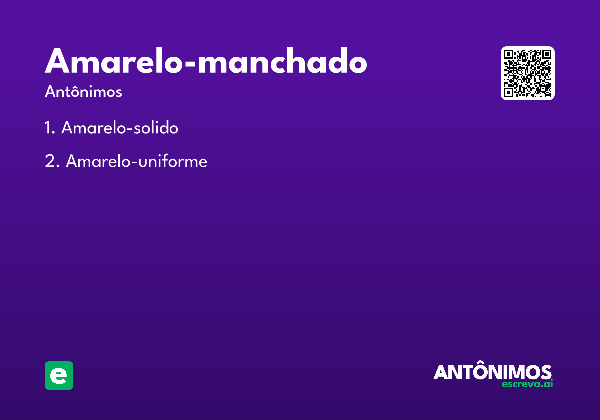 amarelo-manchado