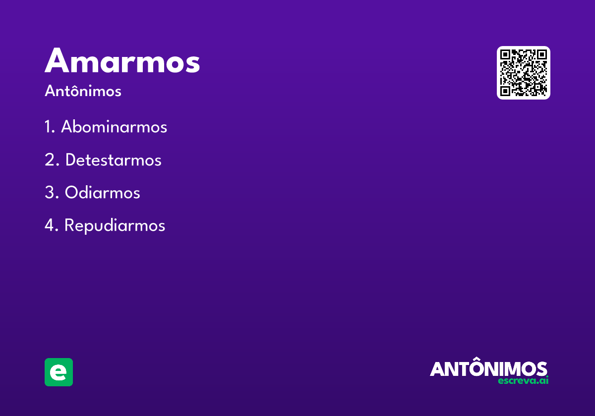 amarmos