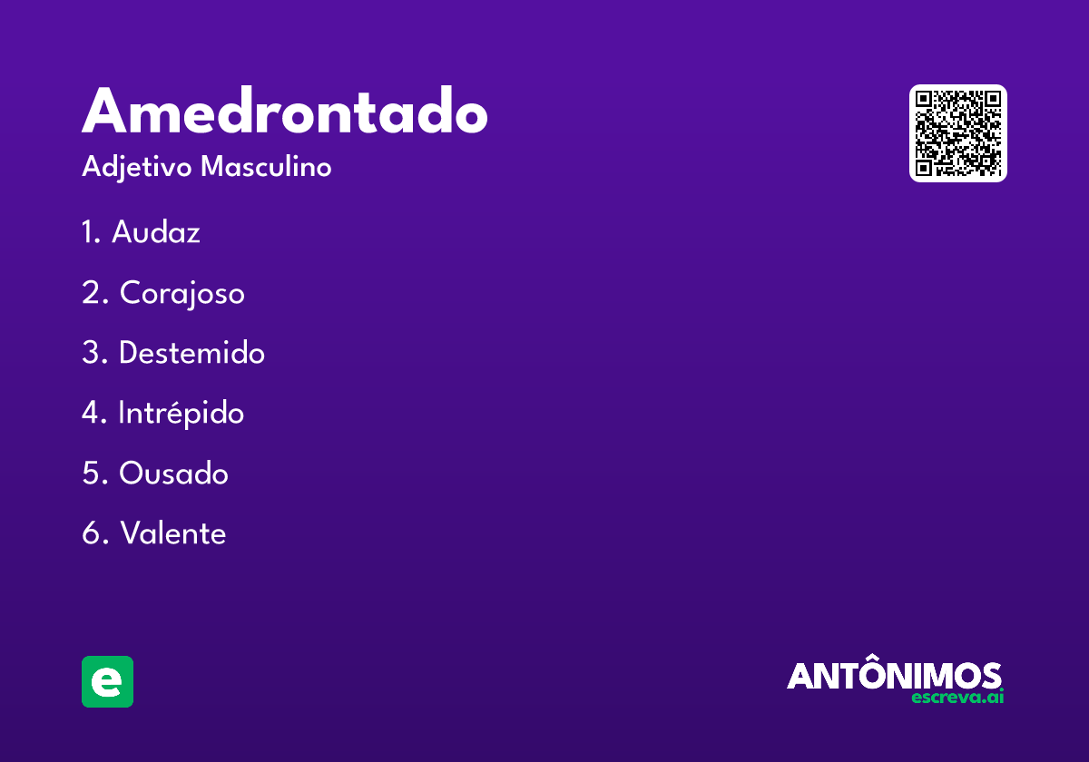 amedrontado