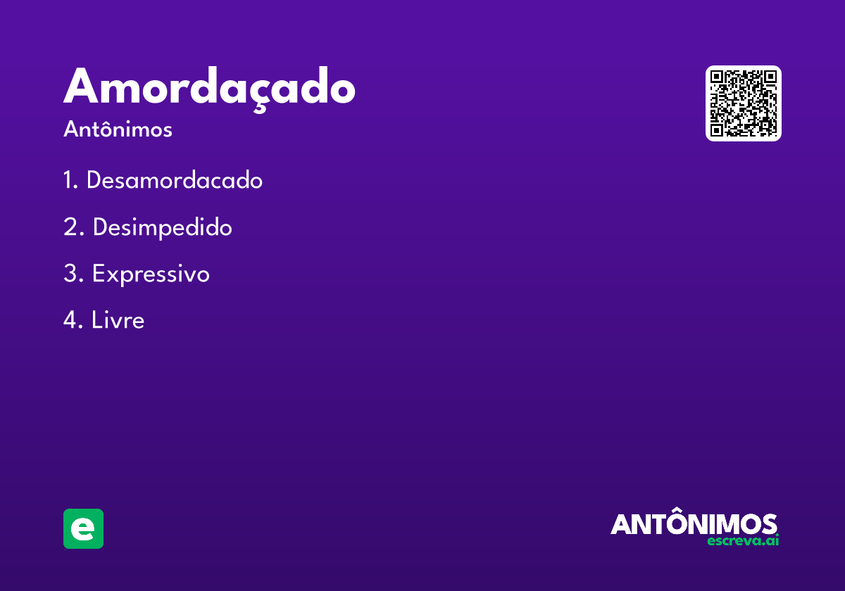 amordaçado