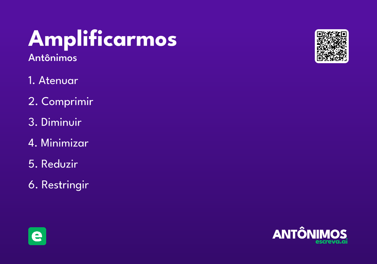 amplificarmos