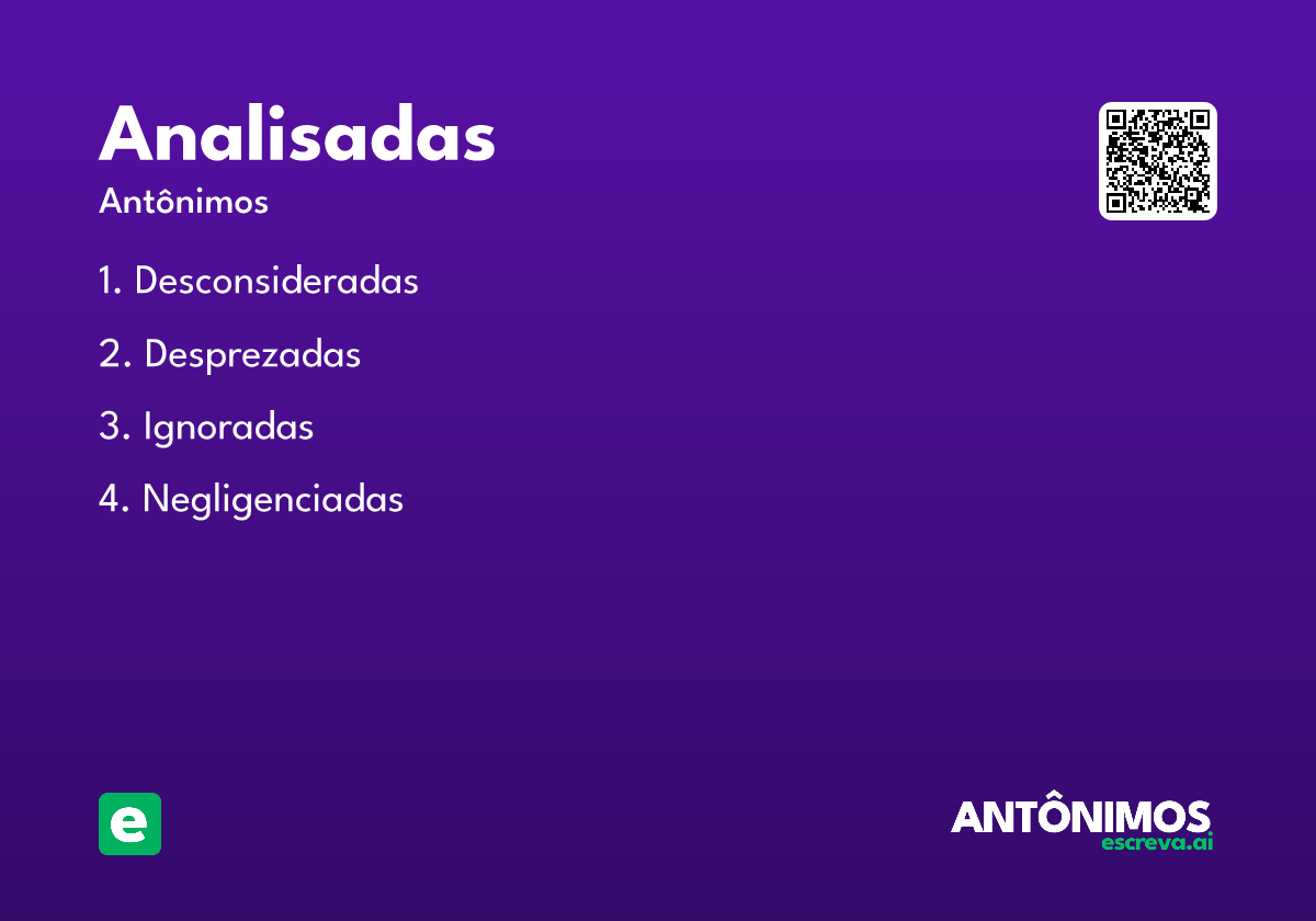 analisadas
