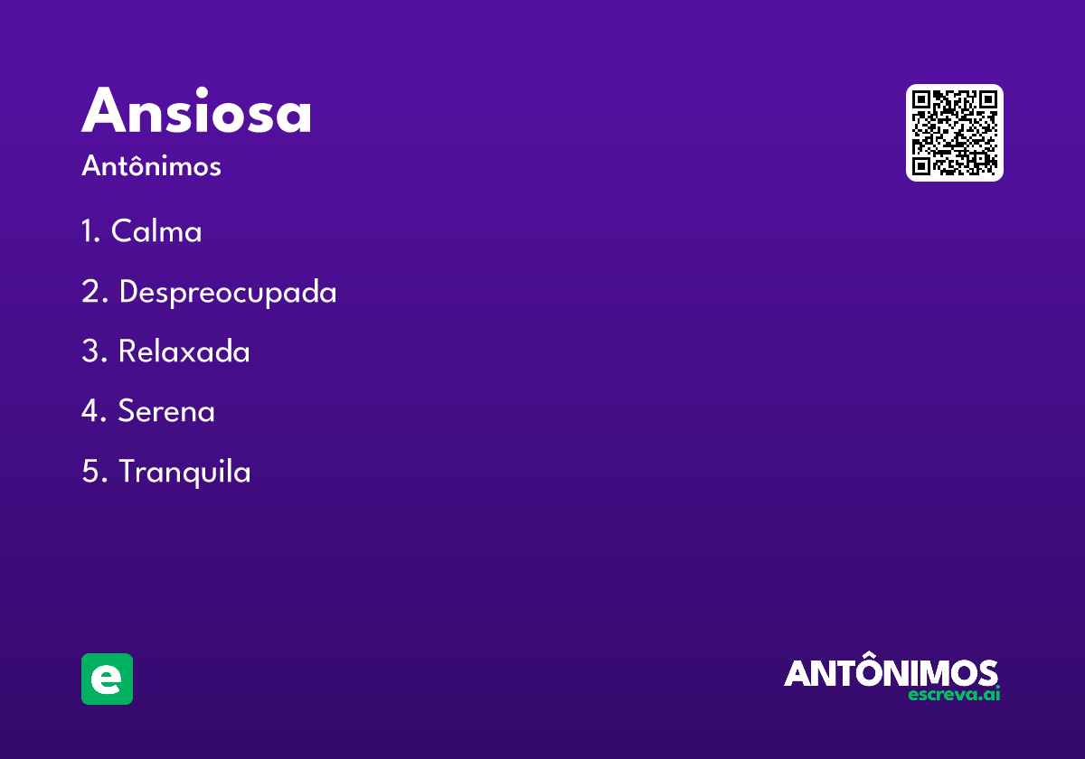 ansiosa