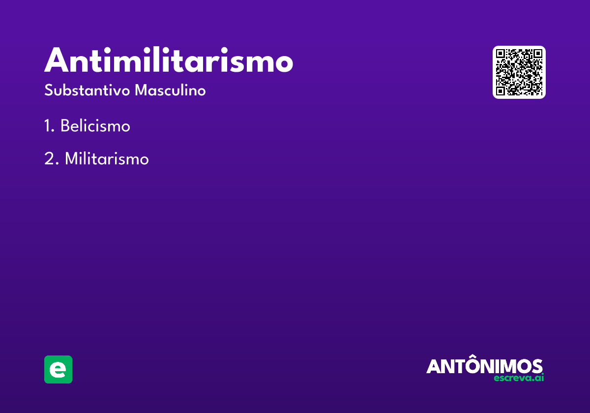 antimilitarismo