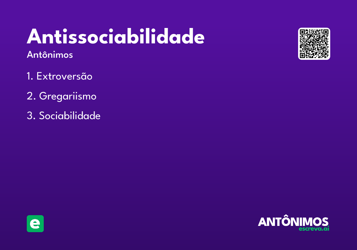 antissociabilidade