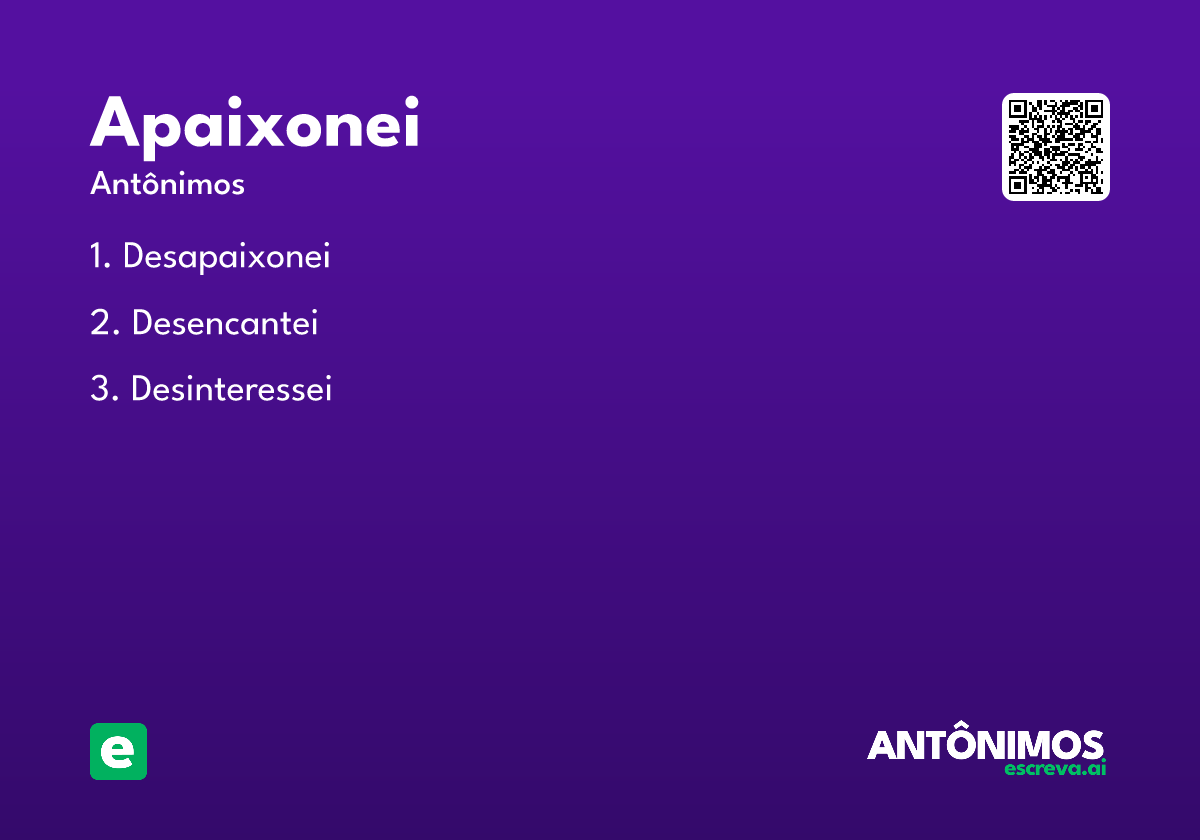 apaixonei