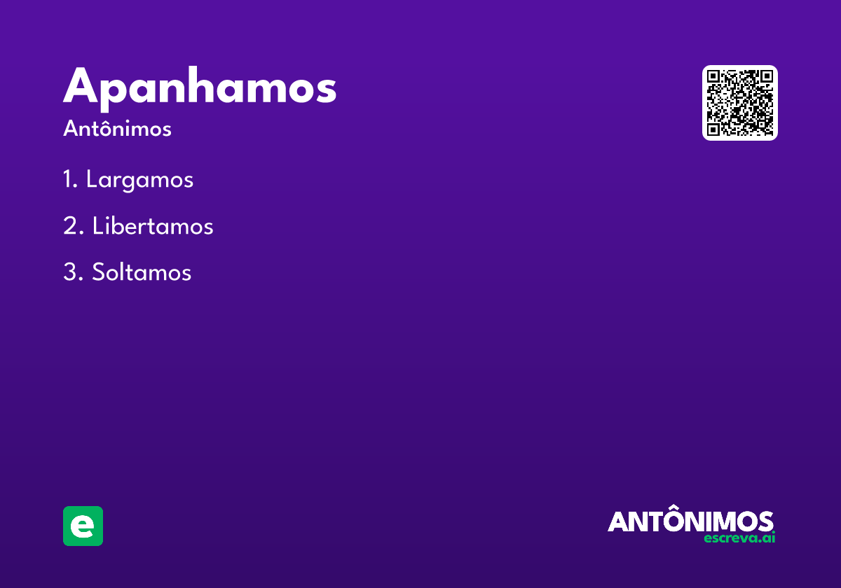 apanhamos