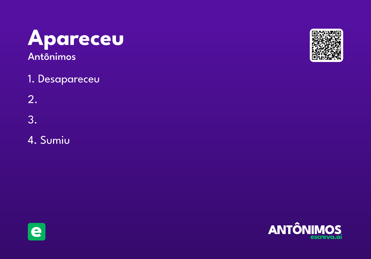 apareceu
